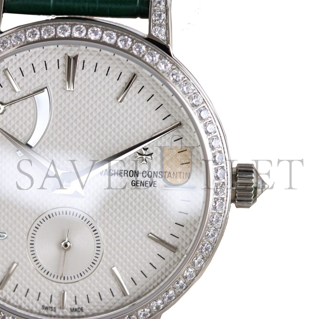 vacheron Co*sta*t*n traditionelle moon phase white dial watch 83570/000r